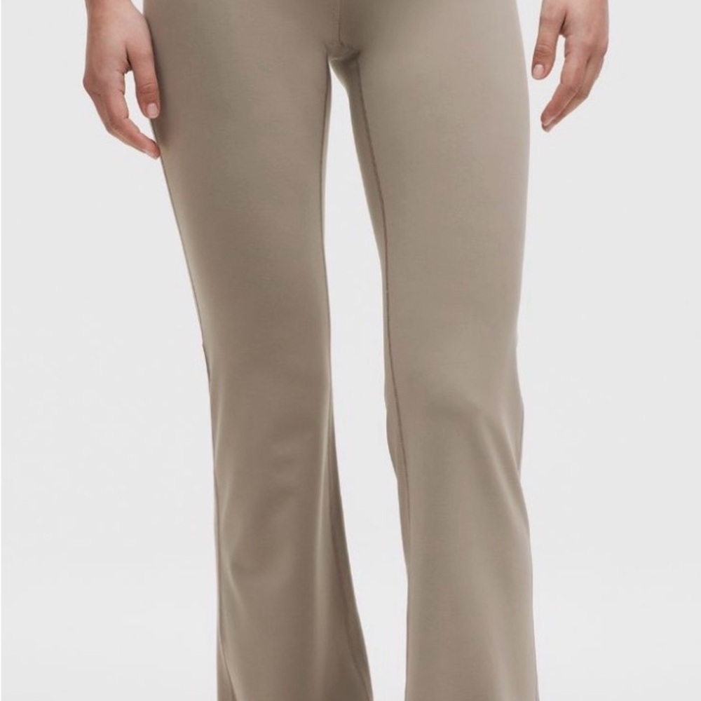 Lululemon Leggings, athletic Women's Beige-Warm Ash Grey Pants, Align Wide Leg - Picture 7 of 16